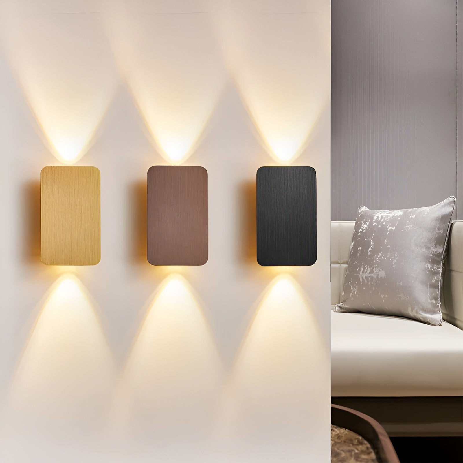 LumoEdge – Modern Indoor Wall Lamp LED Light Fixture for Bedroom Hallway and Living Room