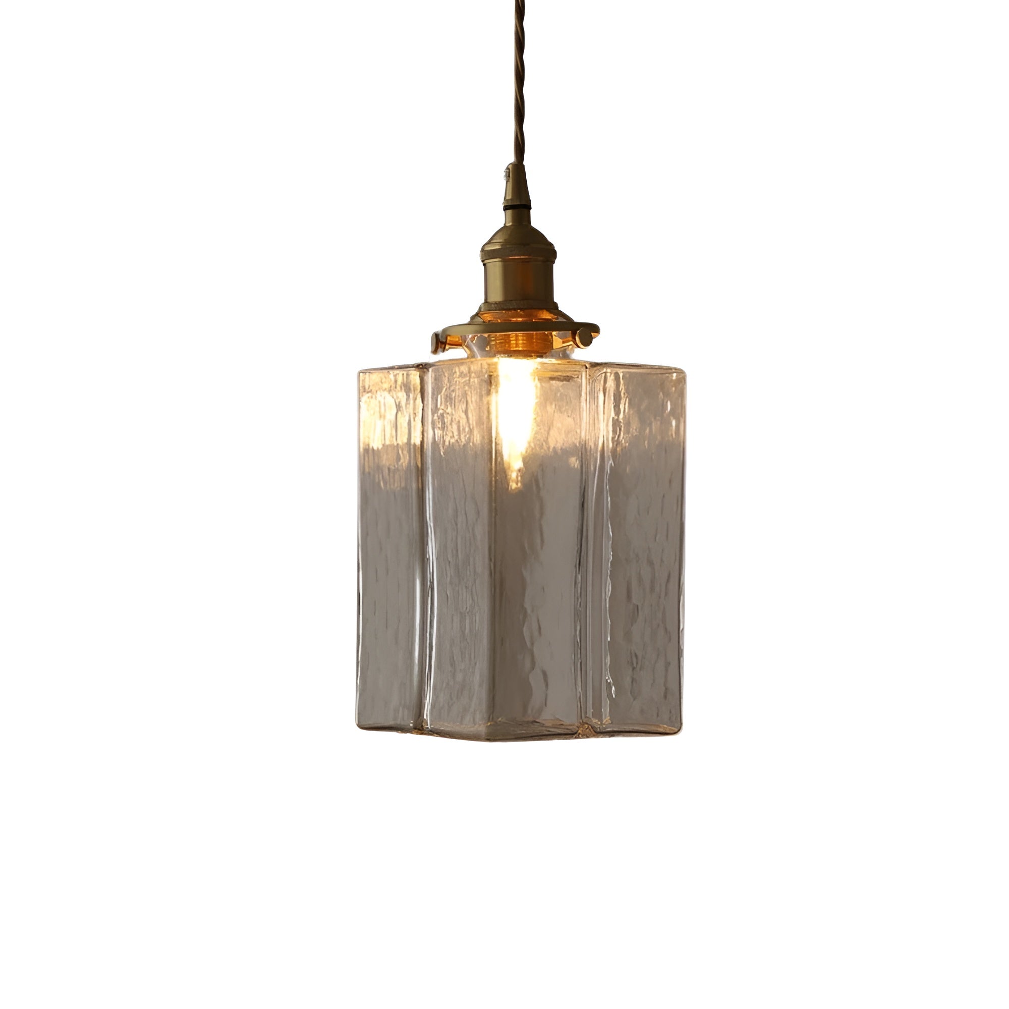 Glowrelic – Glass Pendant Lamp for Dining Table Vintage Clear Light