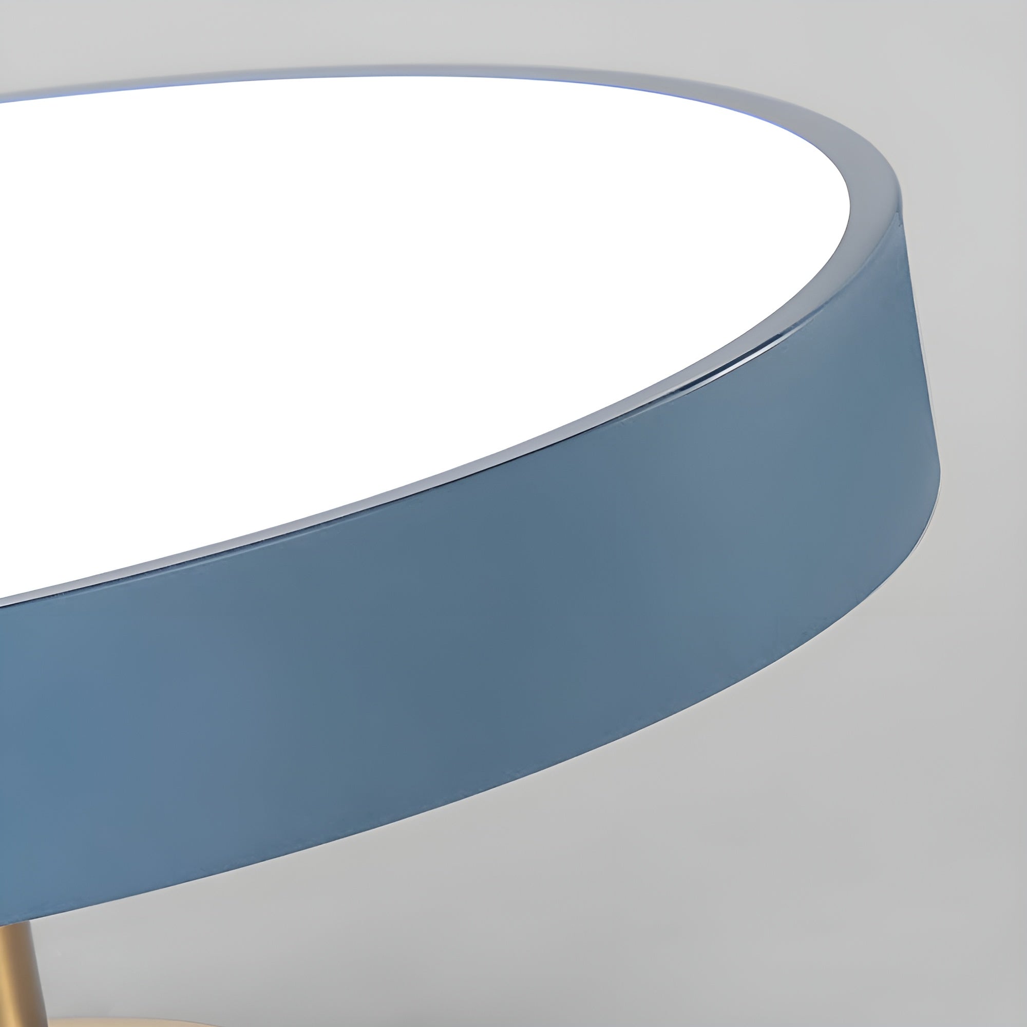 LumoCirque – Circular LED Semi Flush Mount Ceiling Light, Minimalist Fixture