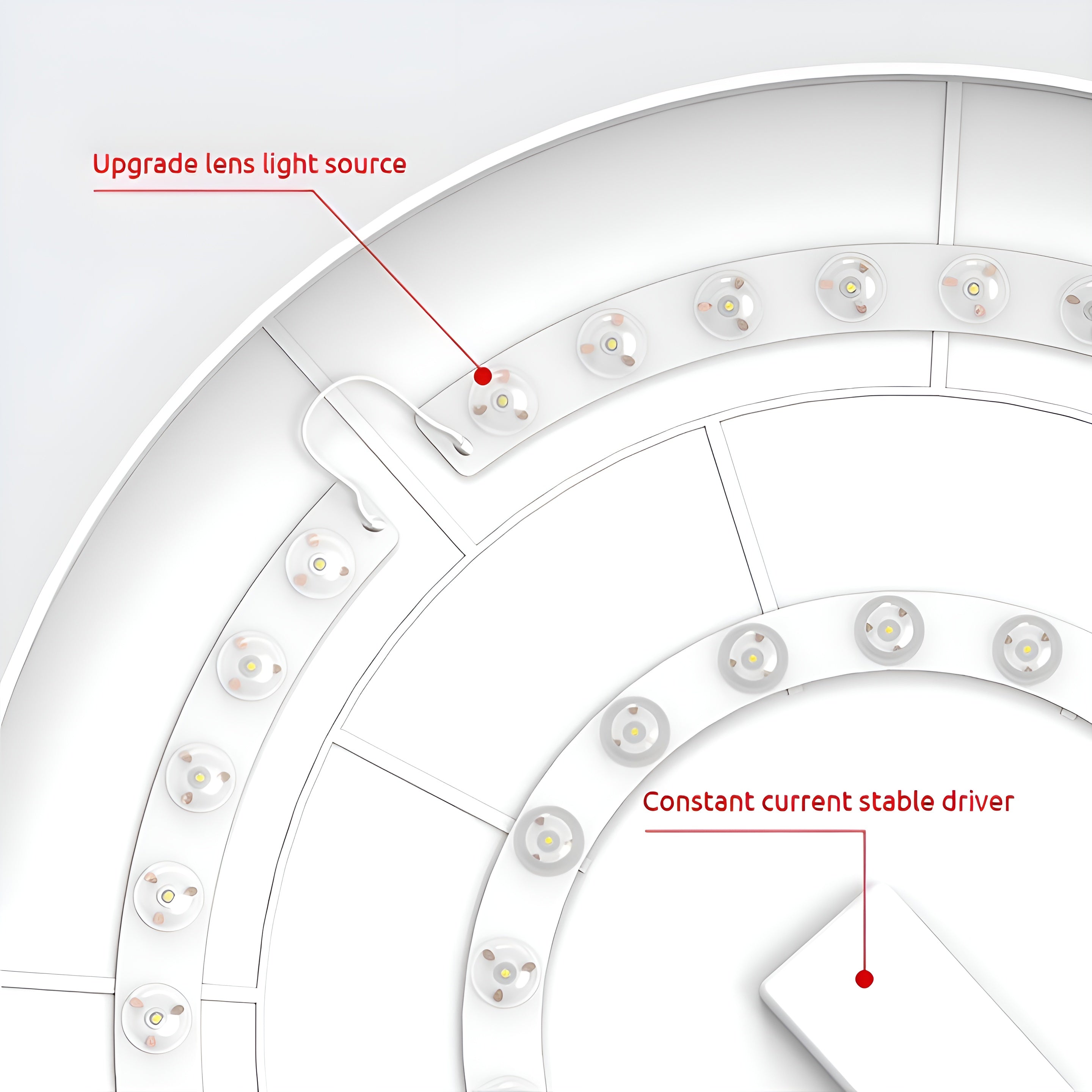 AuriLite – Minimalist Round LED Ceiling Light - Modern Energy-Saving Home Lighting
