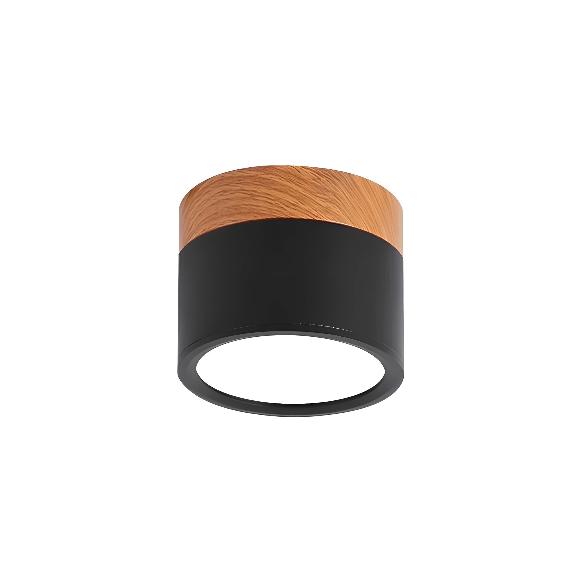 LumiCyl – Cylinder Flush Ceiling Light with Modern Minimalist LED Space-Saving Lighting