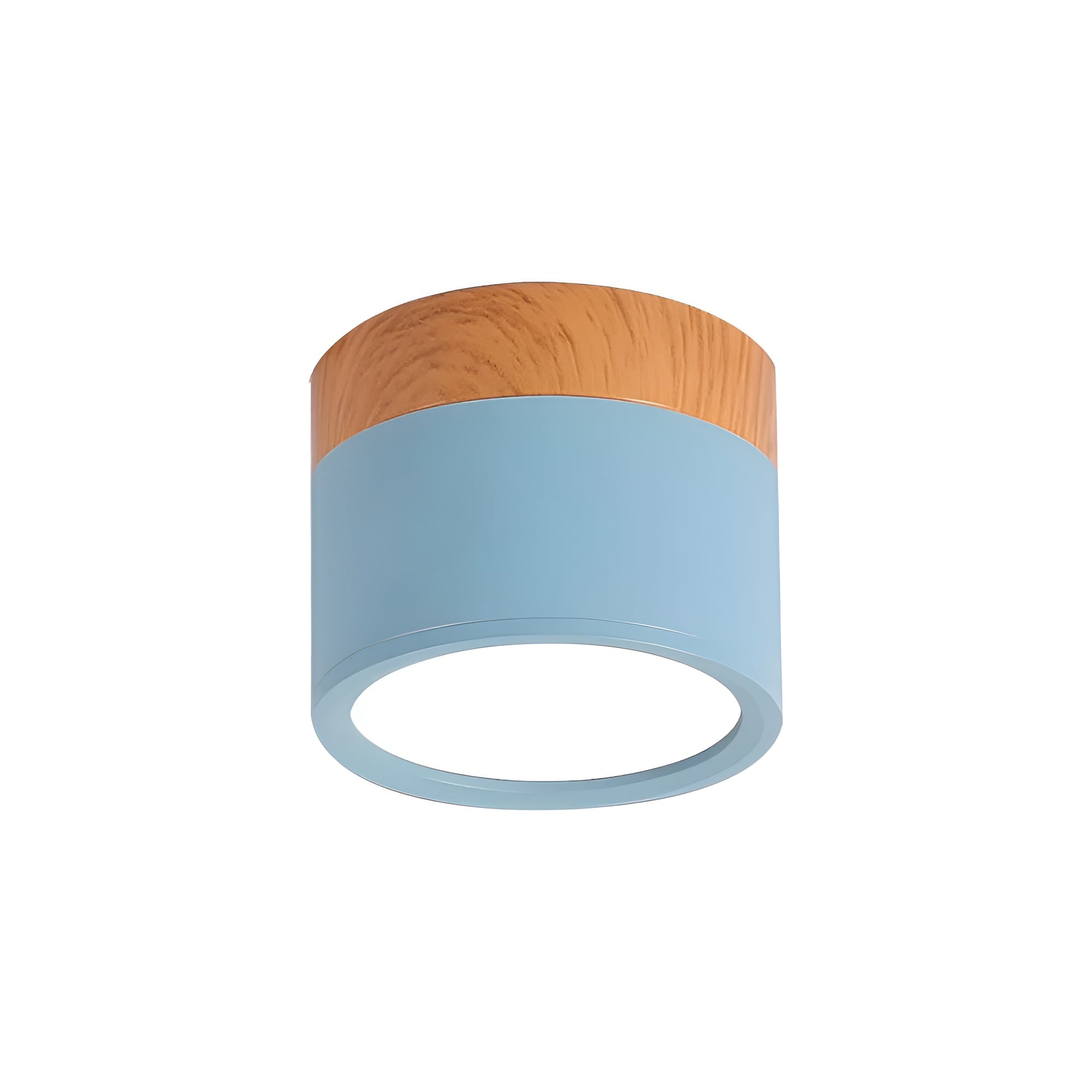 LumiCyl – Cylinder Flush Ceiling Light with Modern Minimalist LED Space-Saving Lighting