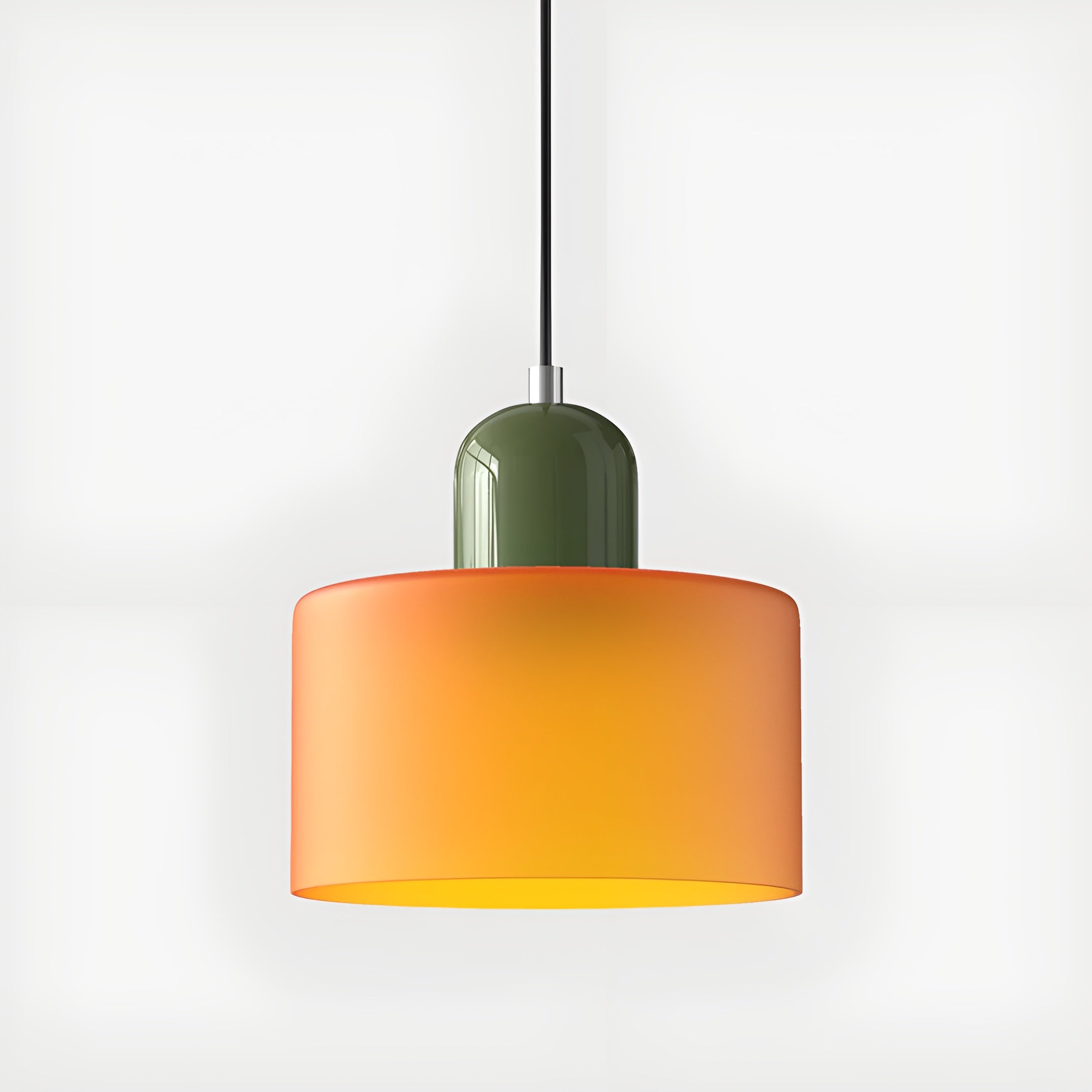 Veluma – Retro Pendant Lamp Colorful Glass Light Fixture for Indoor Use
