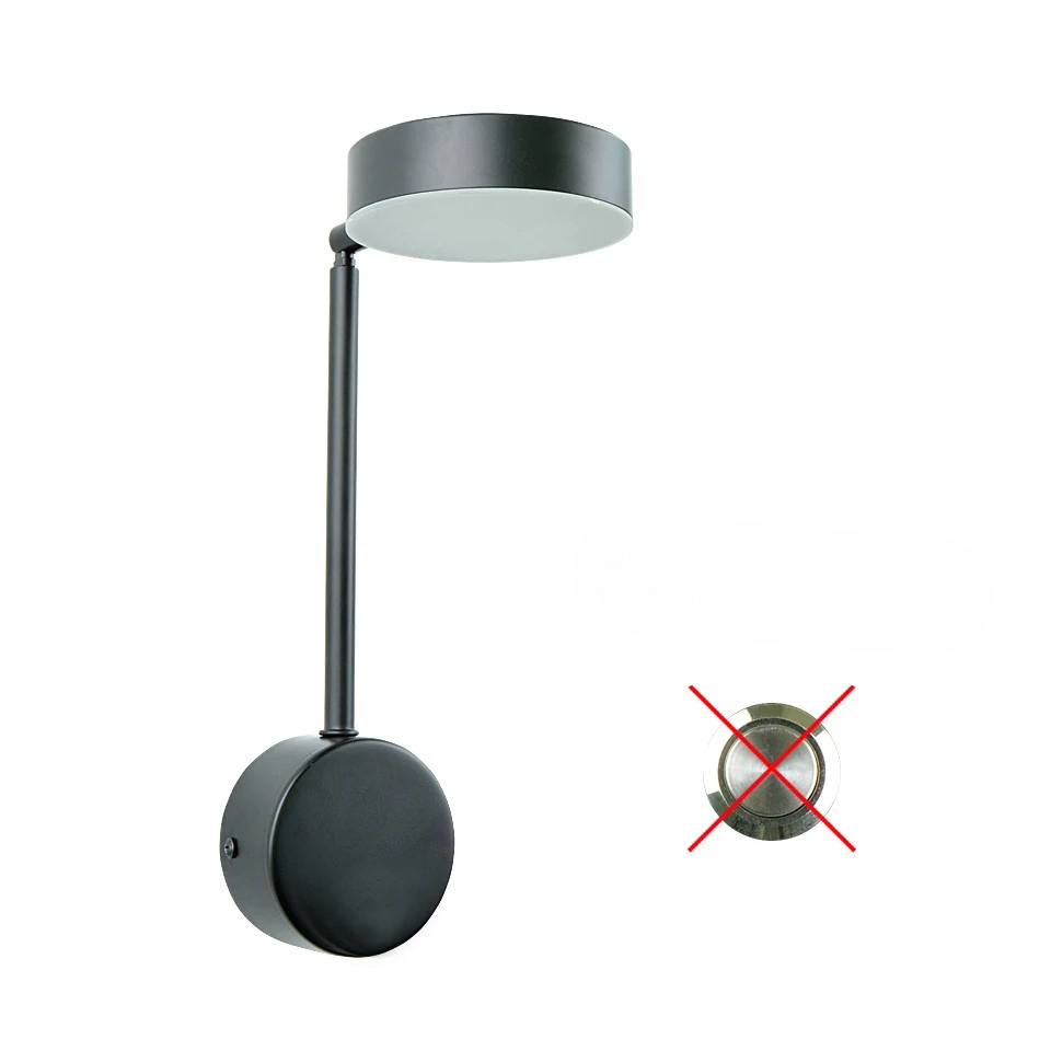LumoraSpin – Rotating gold LED wall lamp with 350° adjustable light (7W)