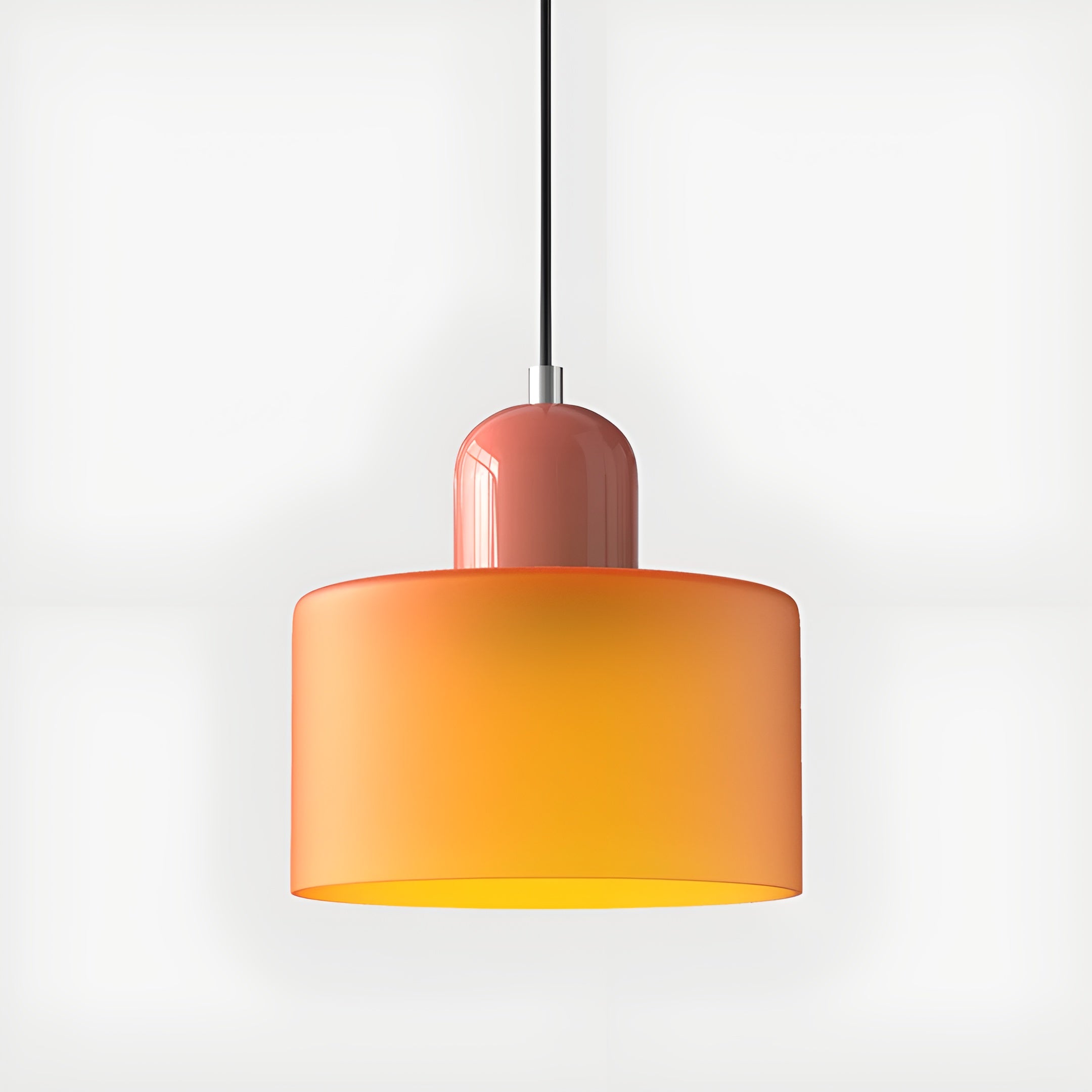Veluma – Retro Pendant Lamp Colorful Glass Light Fixture for Indoor Use