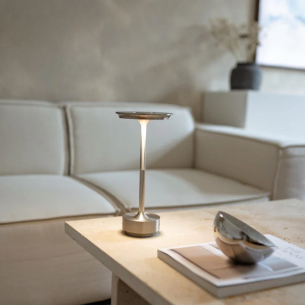 Glimmera – Rechargeable LED wireless table lamp with dimmable light & touch control