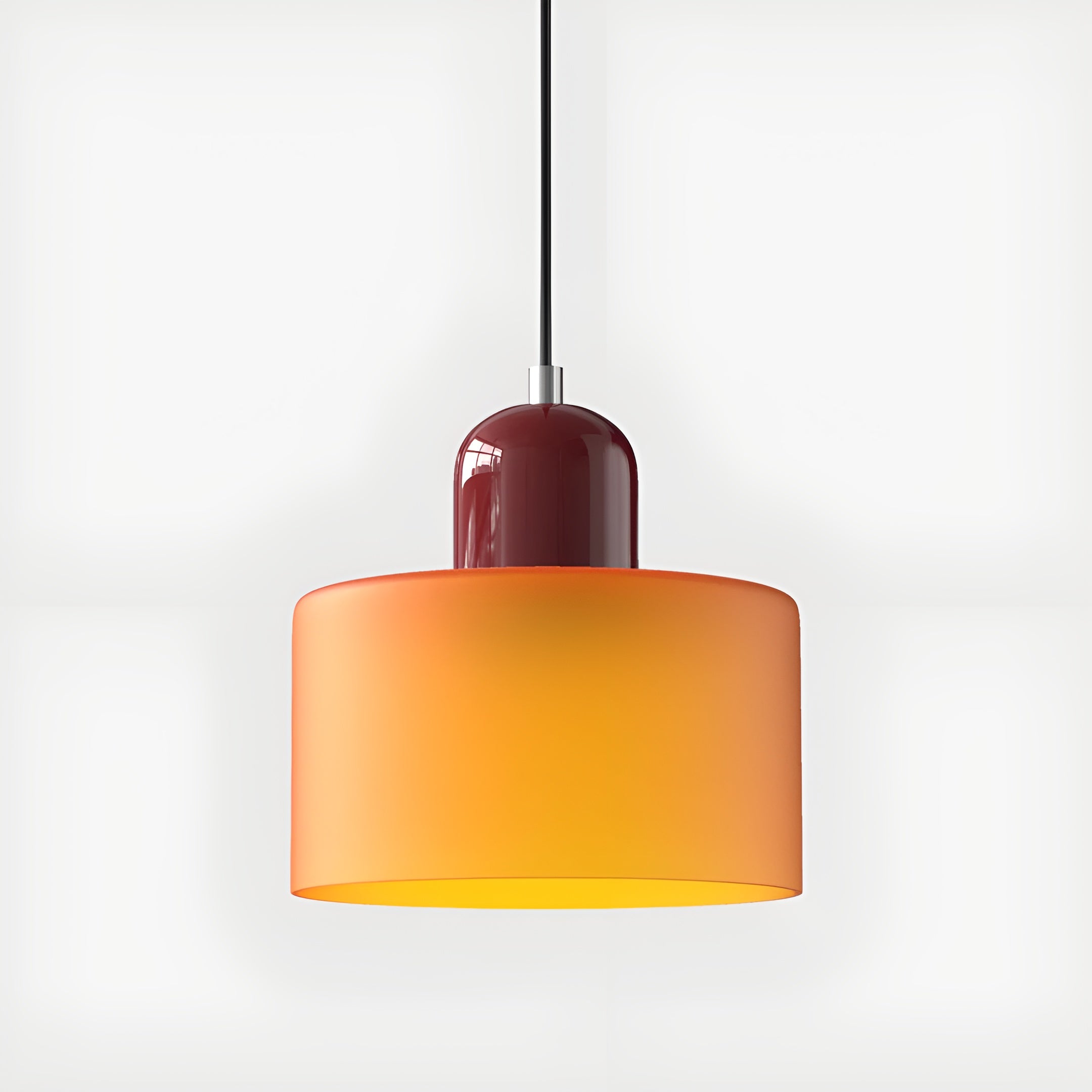 Veluma – Retro Pendant Lamp Colorful Glass Light Fixture for Indoor Use
