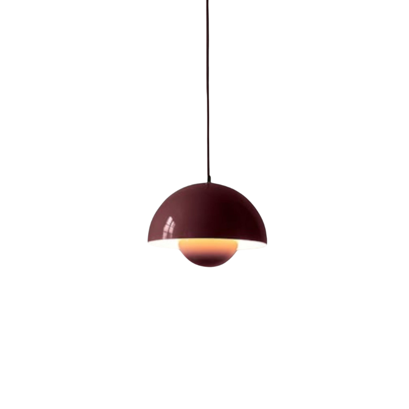Prismalux - Half-round pendant lamp with warm LED light