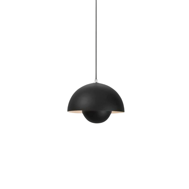 Prismalux - Half-round pendant lamp with warm LED light