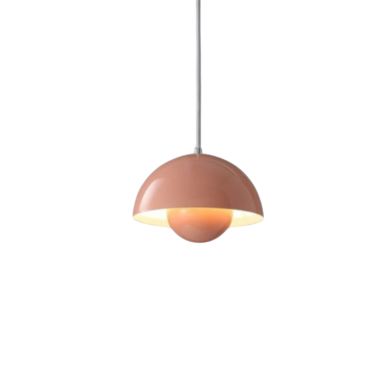 Prismalux - Half-round pendant lamp with warm LED light