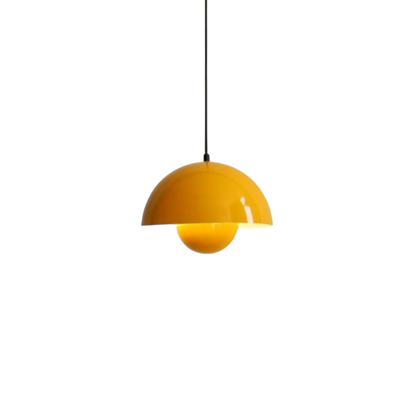 Prismalux - Half-round pendant lamp with warm LED light