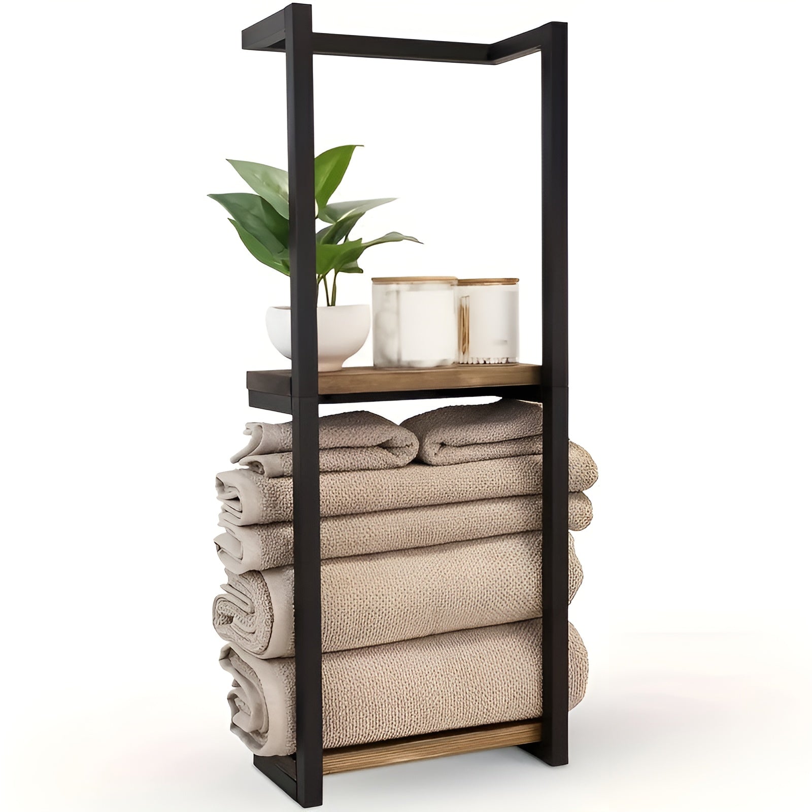 TidySpace – Space-Saving Towel Rack for a Stylish and Organized Bathroom