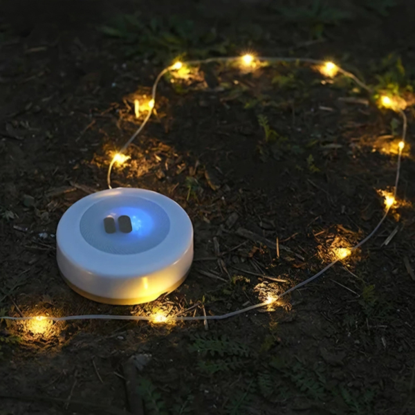 WanderBeam – Rechargeable waterproof LED string light with touch control for outdoor & Indoor use
