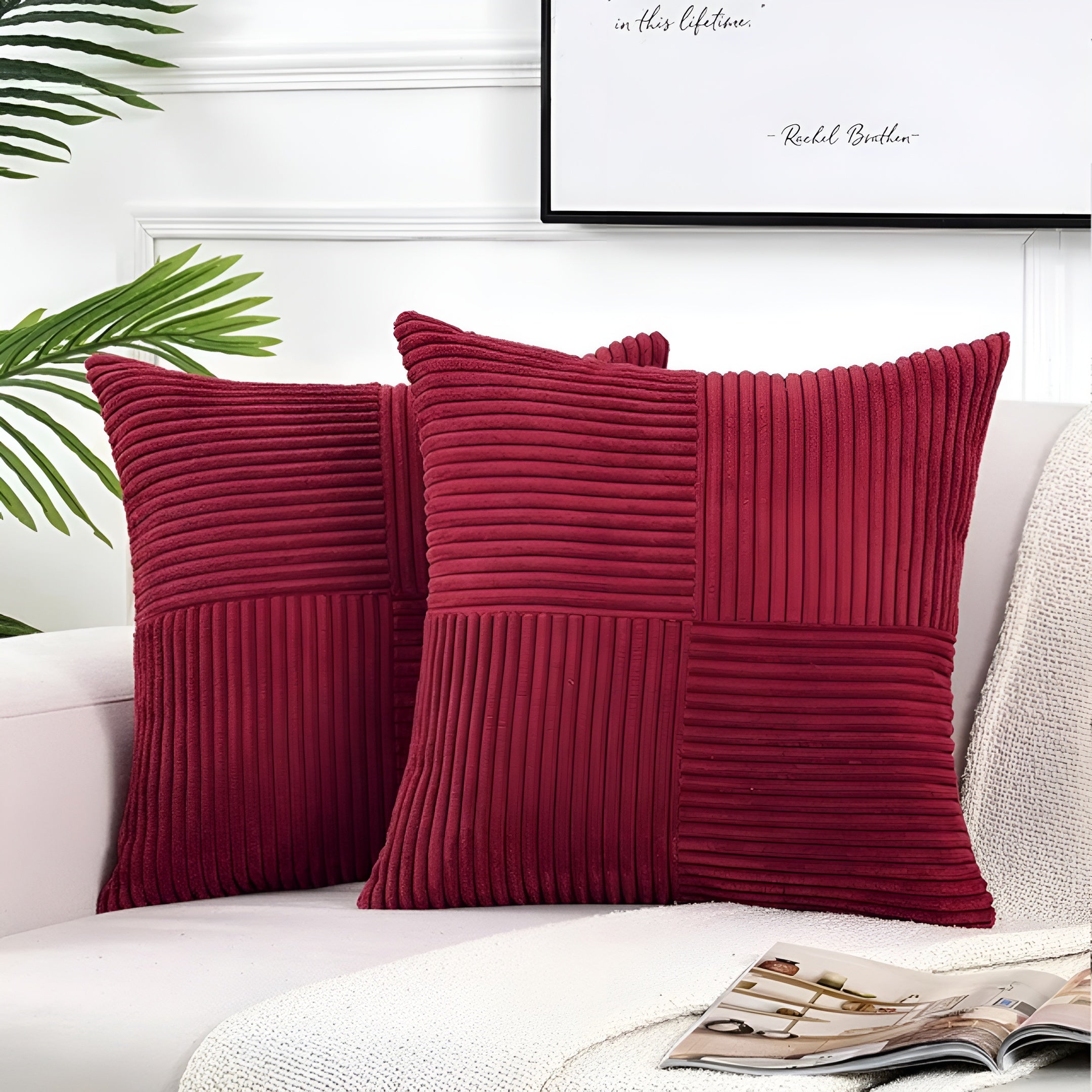 Velvaira – Luxe Throw Pillow Soft Plush Cushion for Bed Sofa or Couch Home Decor