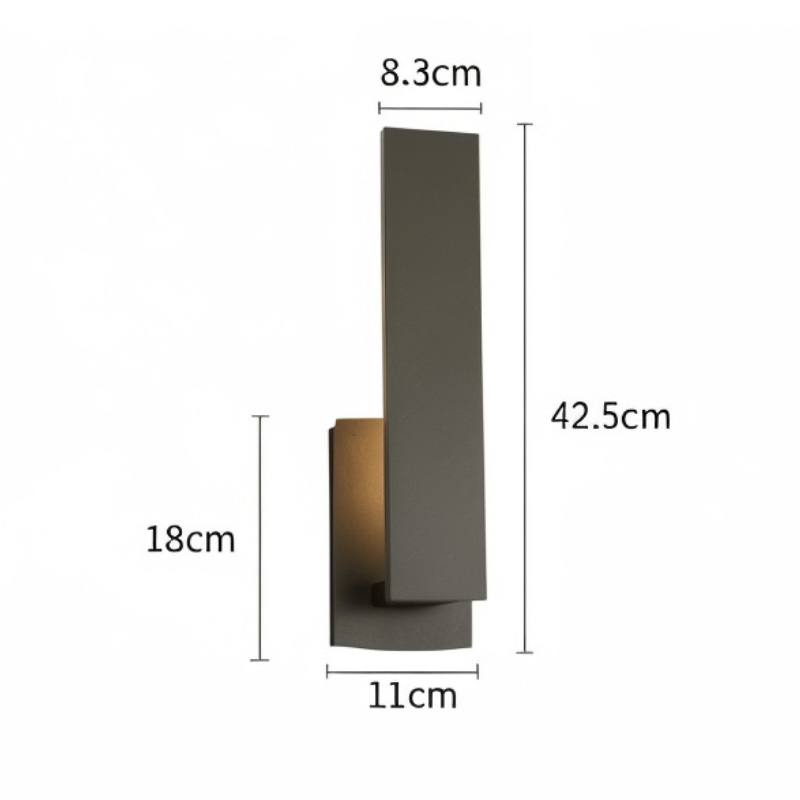 GlowShell – Outdoor waterproof LED wall light for garden & patio