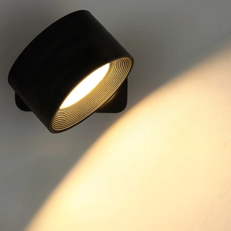 OrbitGlow – Wireless 360° LED wall light for modern living