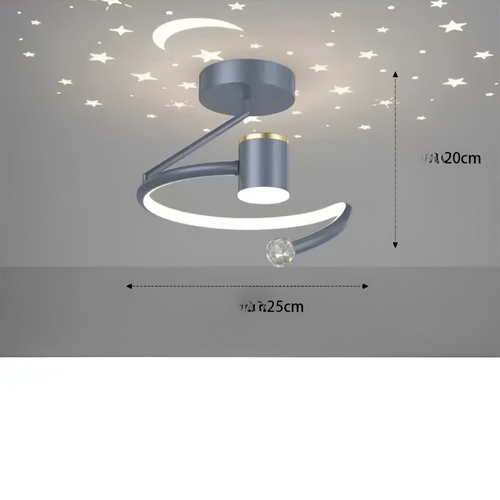 StellaGlow – LED Starry Sky Ceiling Light for Kids and Living Rooms