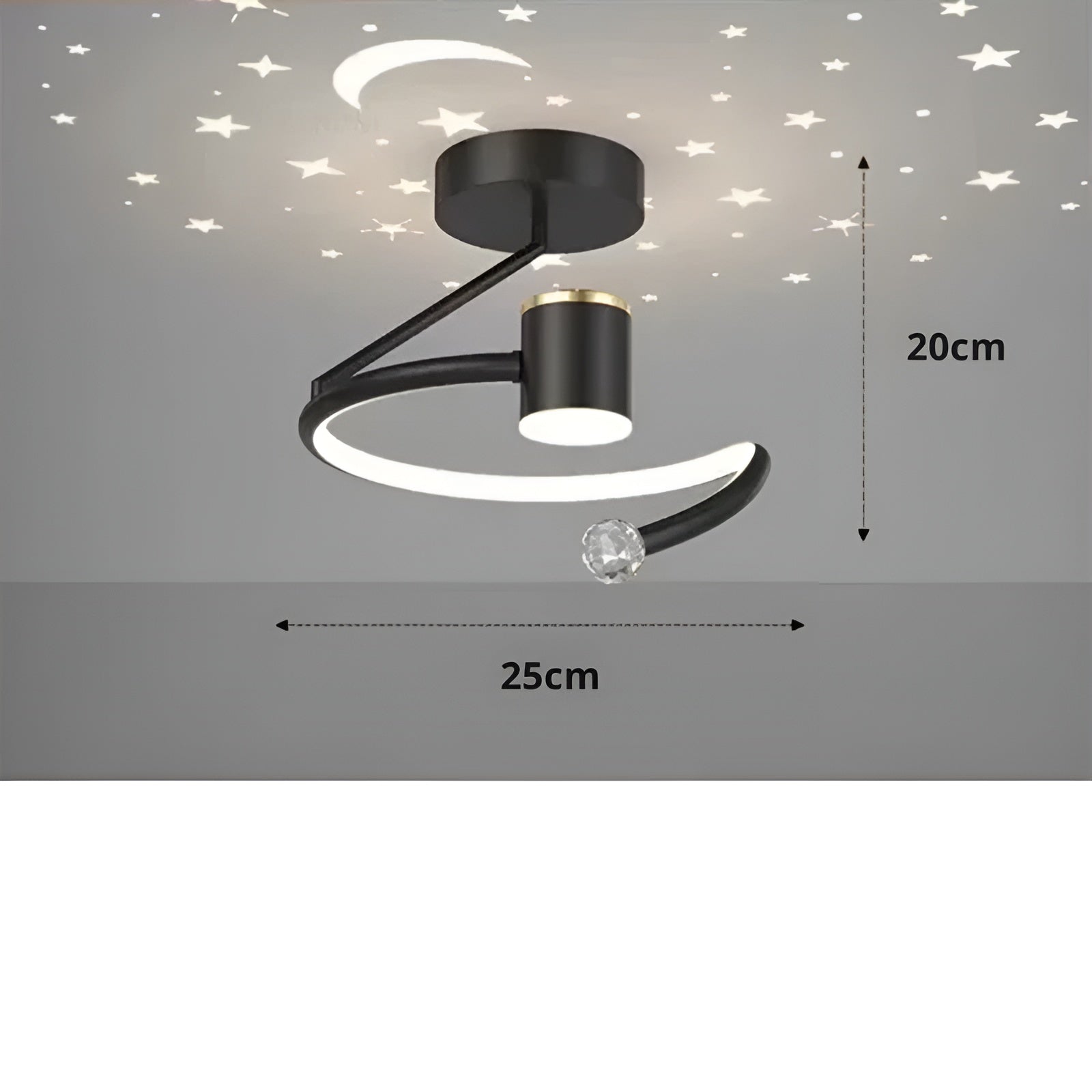 StellaGlow – LED Starry Sky Ceiling Light for Kids and Living Rooms