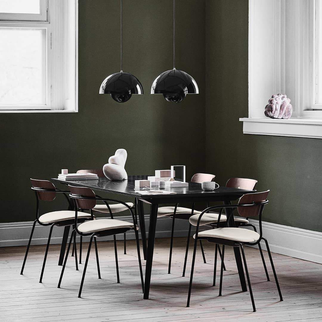 Prismalux - Half-round pendant lamp with warm LED light