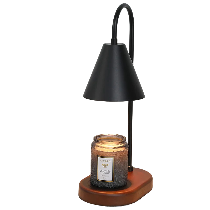 AromaGlow – Dimmable candle wax warmer lamp with scented melting light