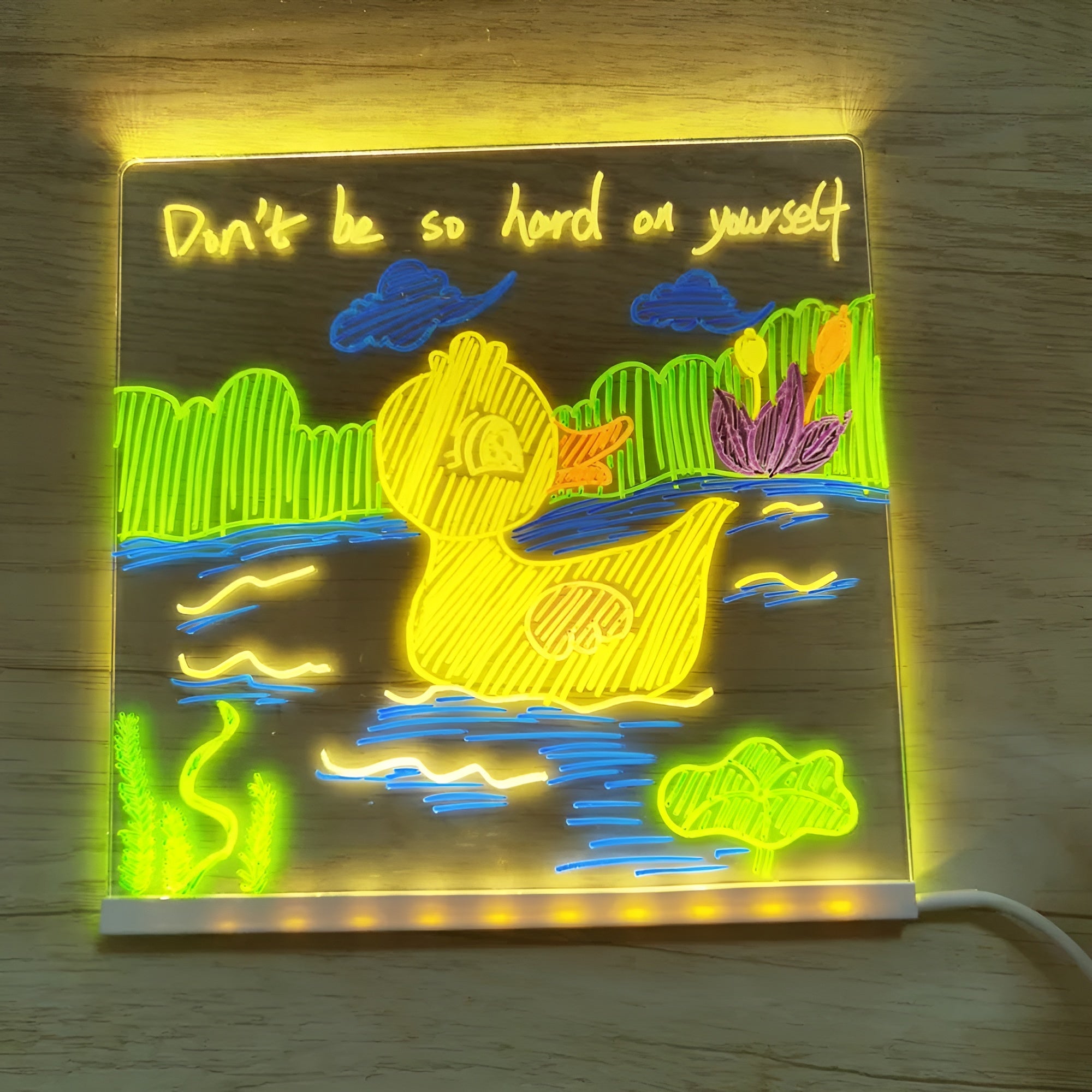 Glowmiri – LED Drawing Board for Kids with Light Up Creative Art Surface