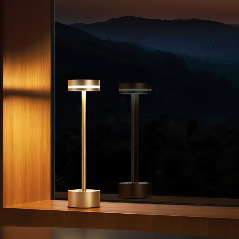 StellaGlow – Cordless Waterproof LED Table Lamp with Touch Dimming for Indoor & Outdoor Use