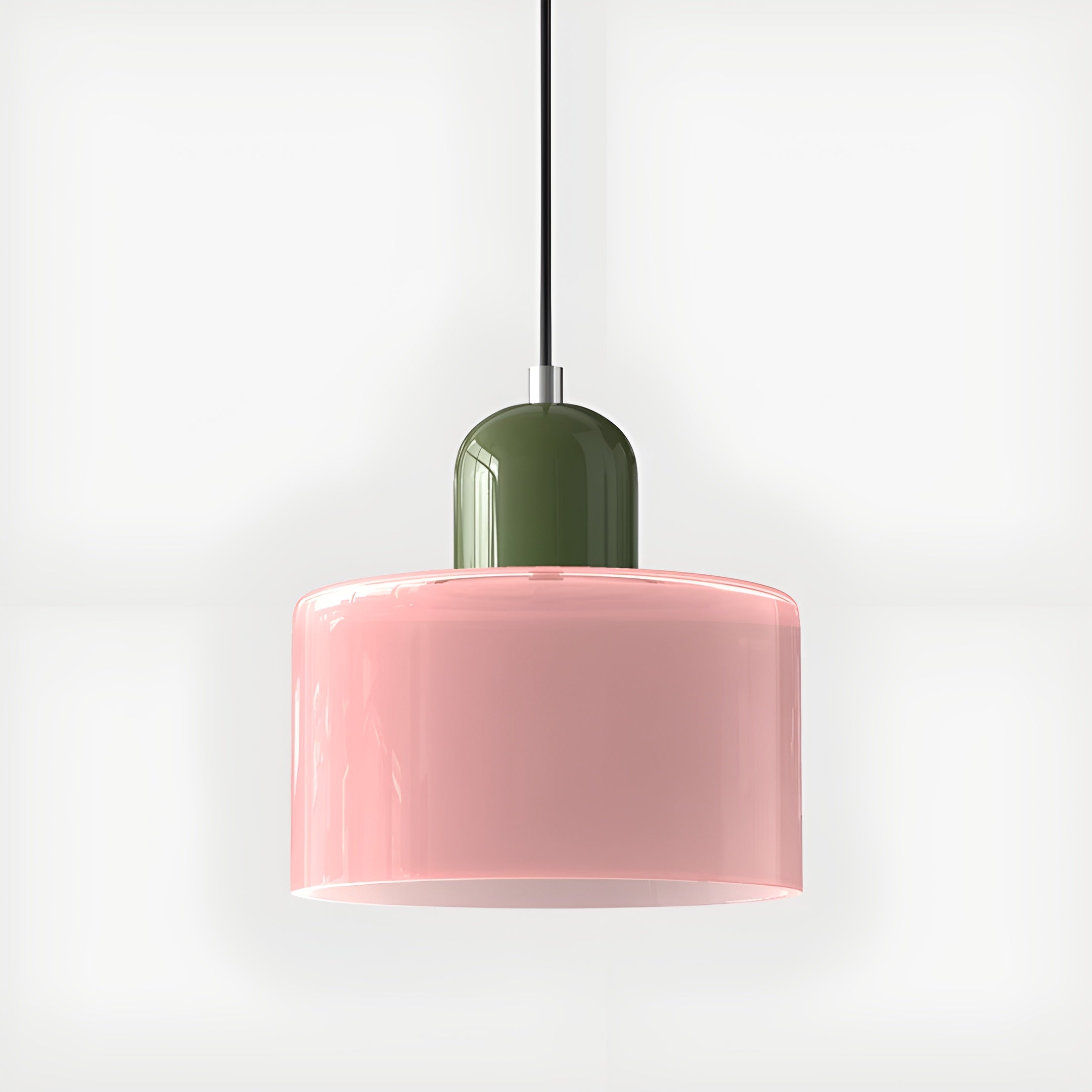 Veluma – Retro Pendant Lamp Colorful Glass Light Fixture for Indoor Use