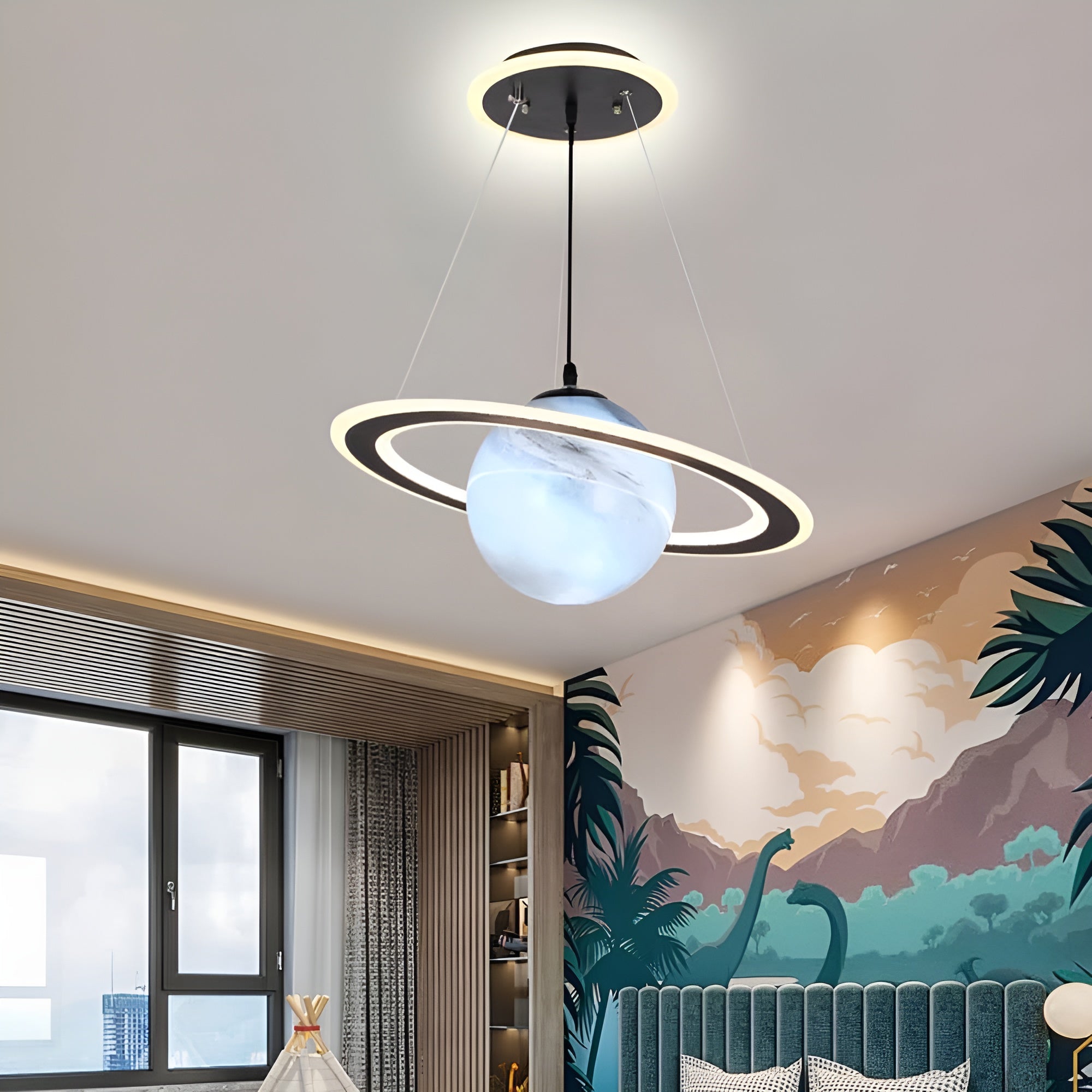 CosmoDream – Planet Pendant Light for Cozy Children's Room Lighting