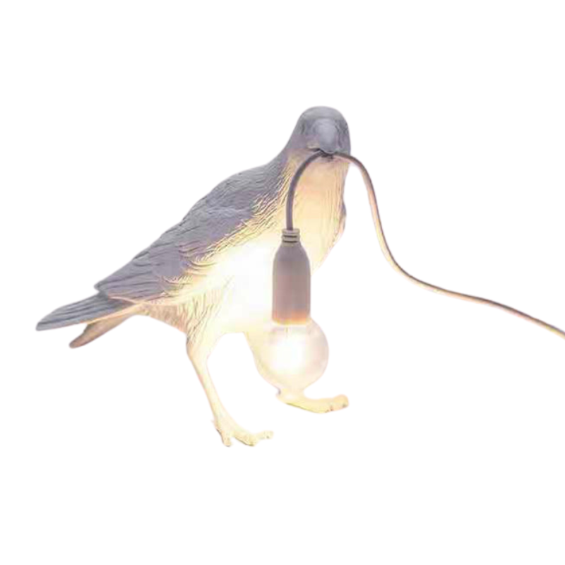 FeatherLume – Bird-Inspired Art Deco Table Lamp
