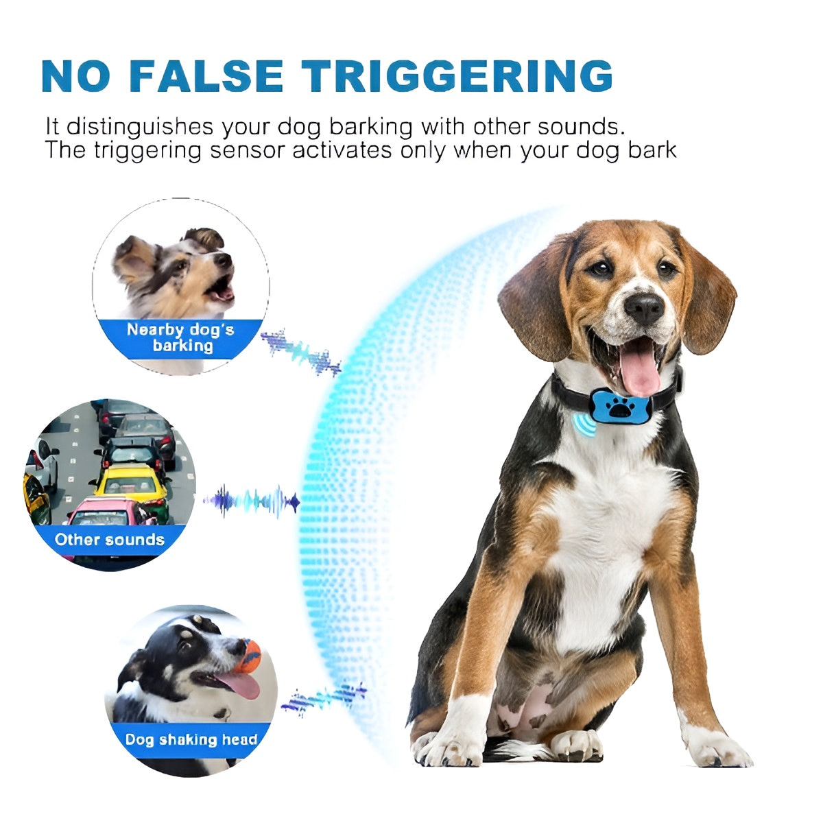 QuietPaws – Anti-Bark Dog Training Collar with Vibration and Ultrasound