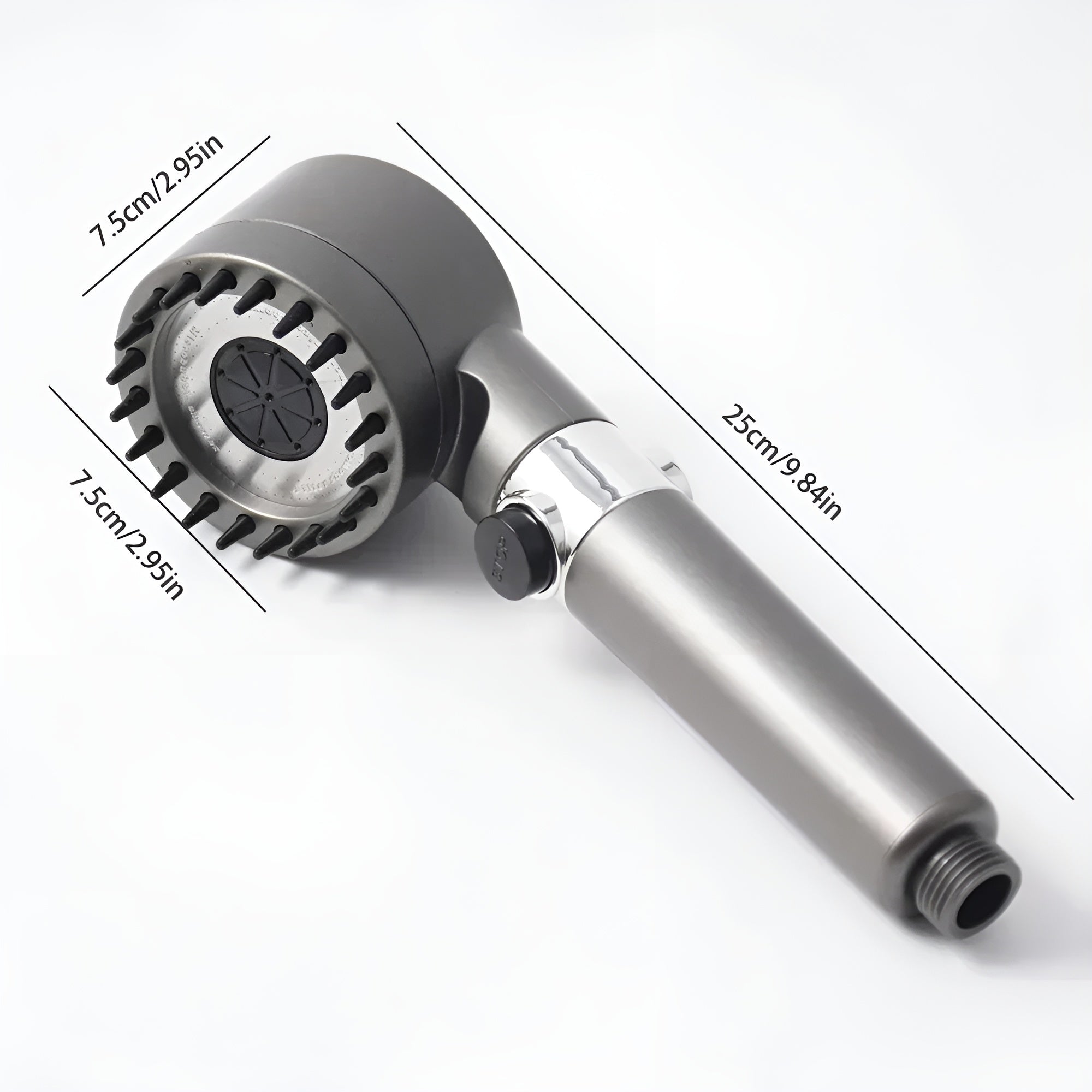 AquaVive – High Pressure Shower Head Adjustable 3 Spray Modes with Built-in Water Filter