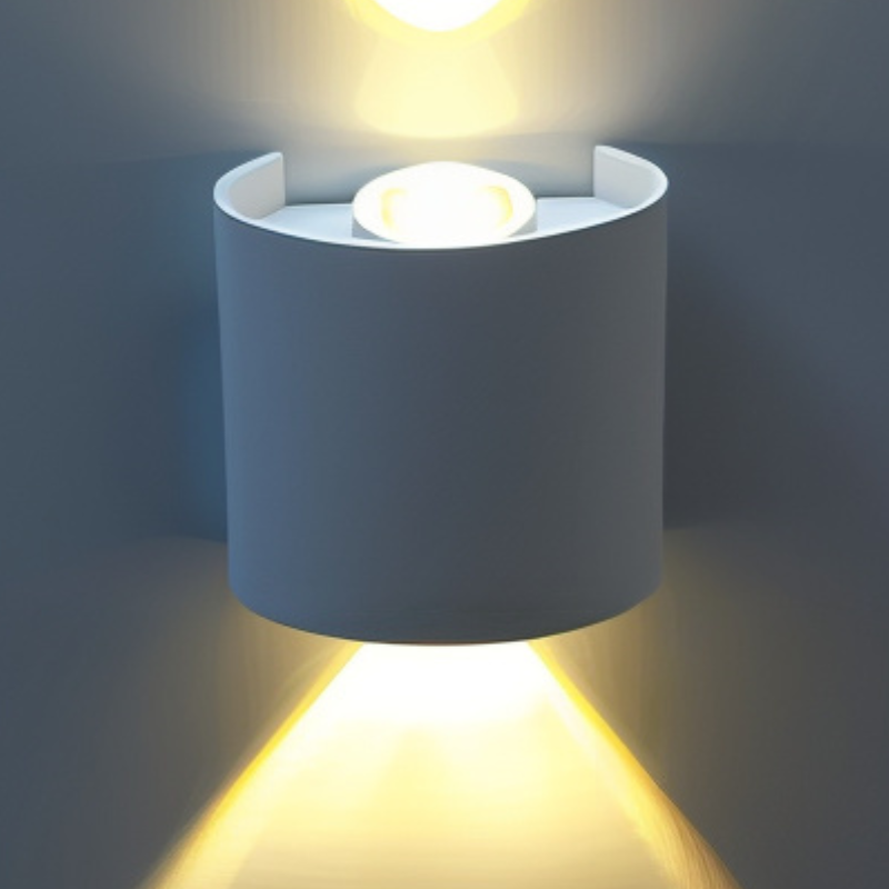 LichtAura – Modern square LED wall lamp for bedroom & living room