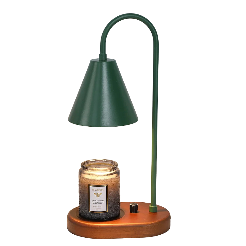 AromaGlow – Dimmable candle wax warmer lamp with scented melting light