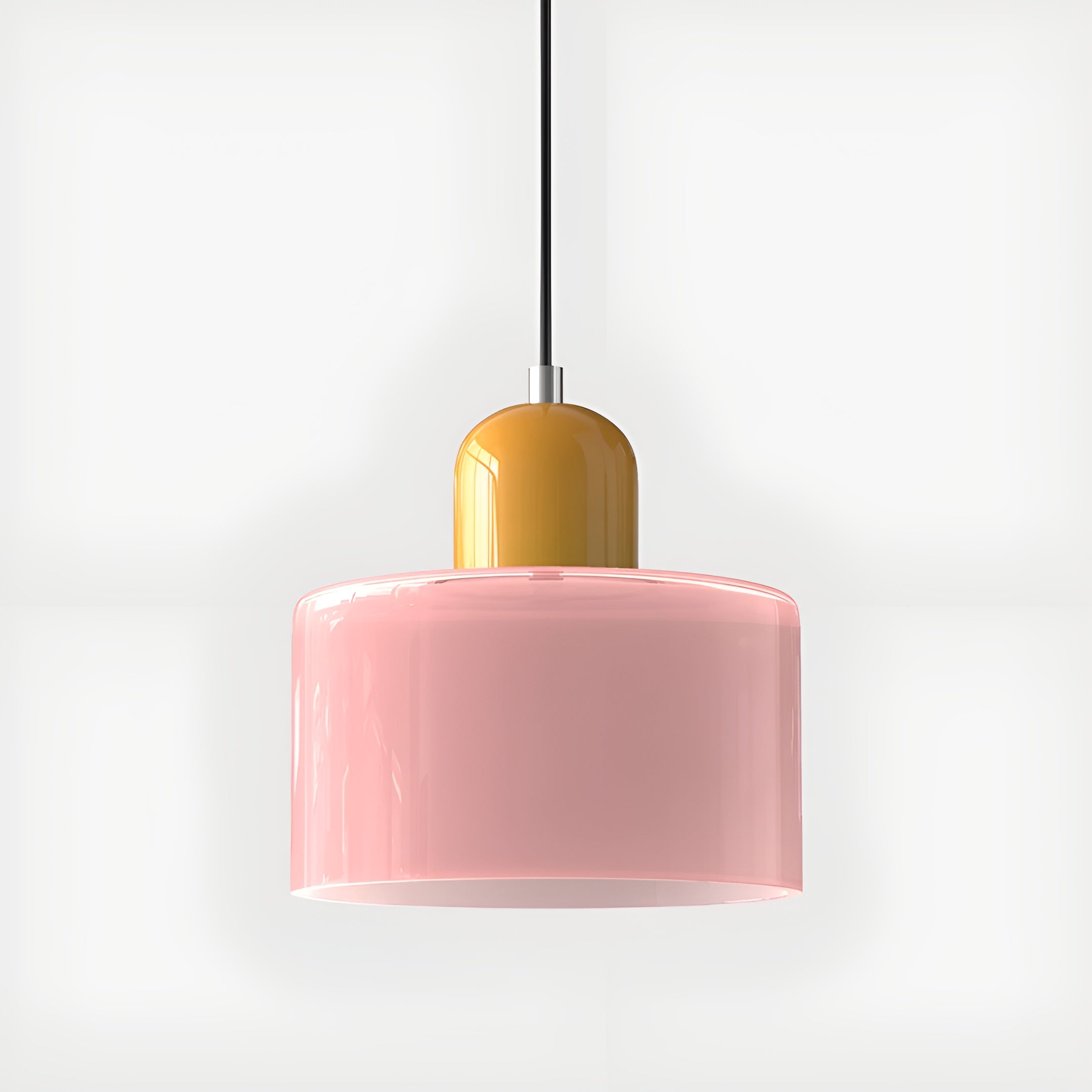 Veluma – Retro Pendant Lamp Colorful Glass Light Fixture for Indoor Use