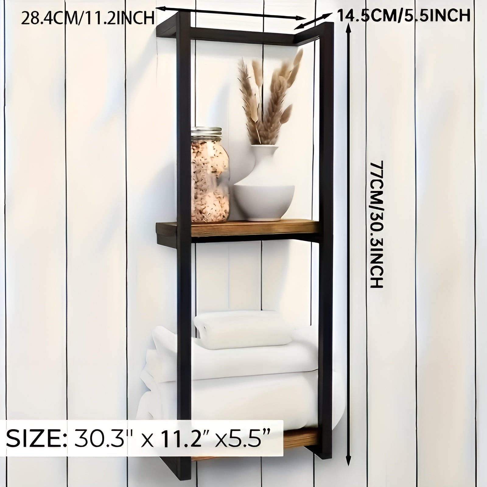 TidySpace – Space-Saving Towel Rack for a Stylish and Organized Bathroom