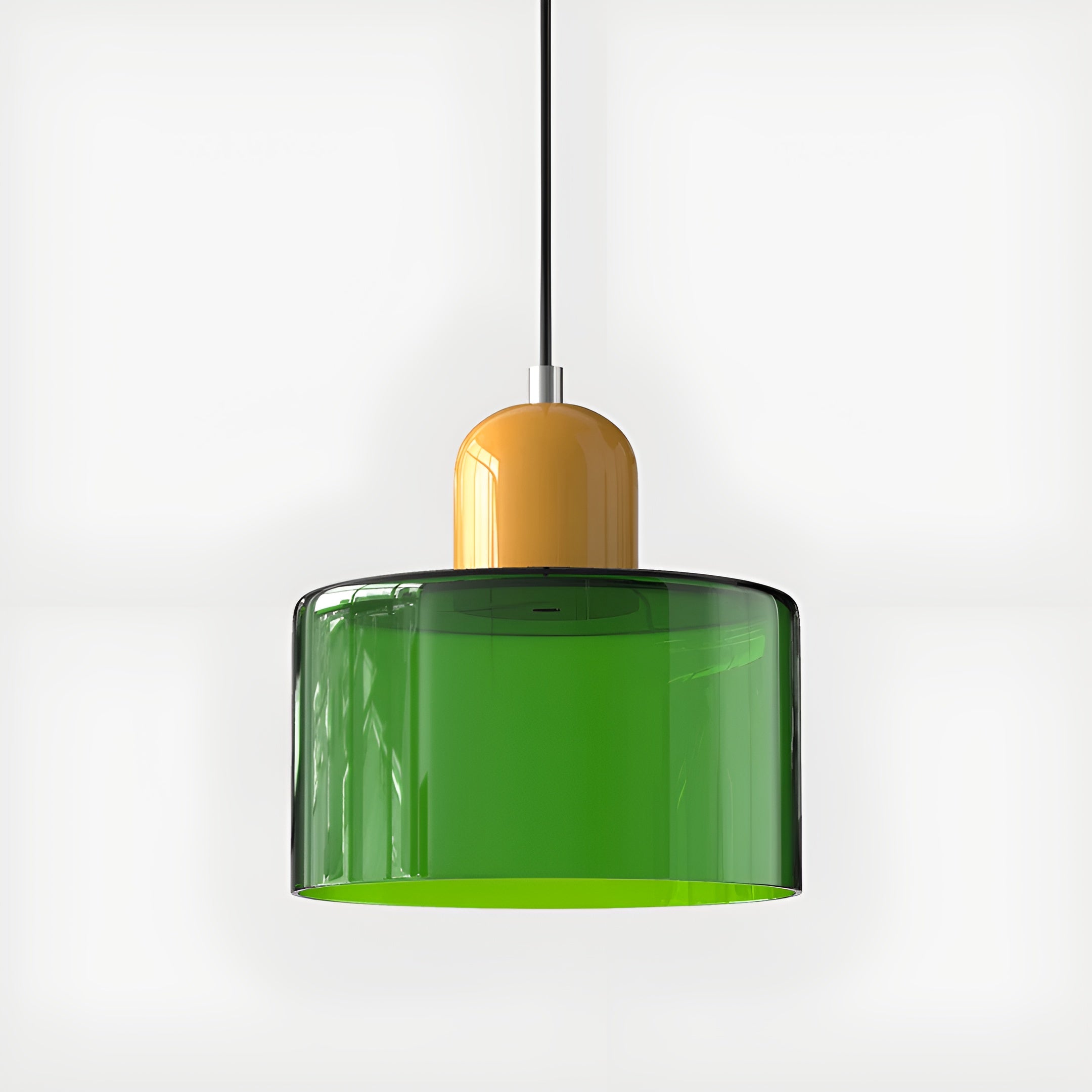 Veluma – Retro Pendant Lamp Colorful Glass Light Fixture for Indoor Use
