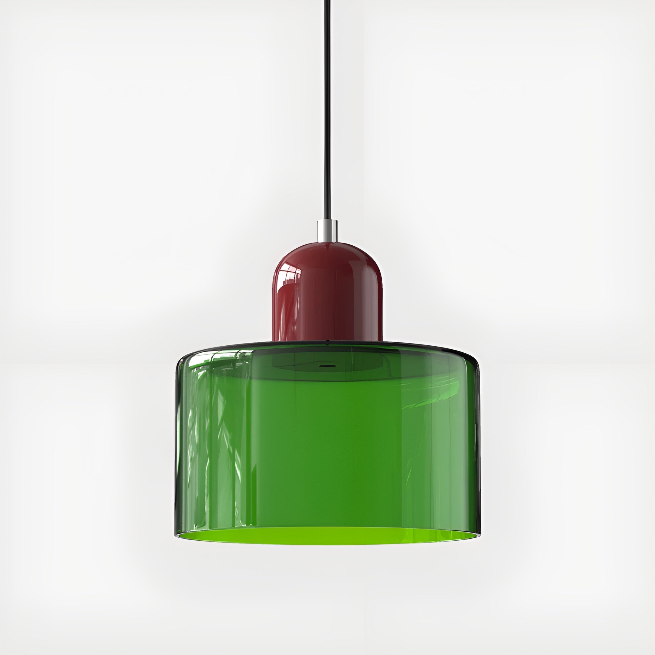 Veluma – Retro Pendant Lamp Colorful Glass Light Fixture for Indoor Use