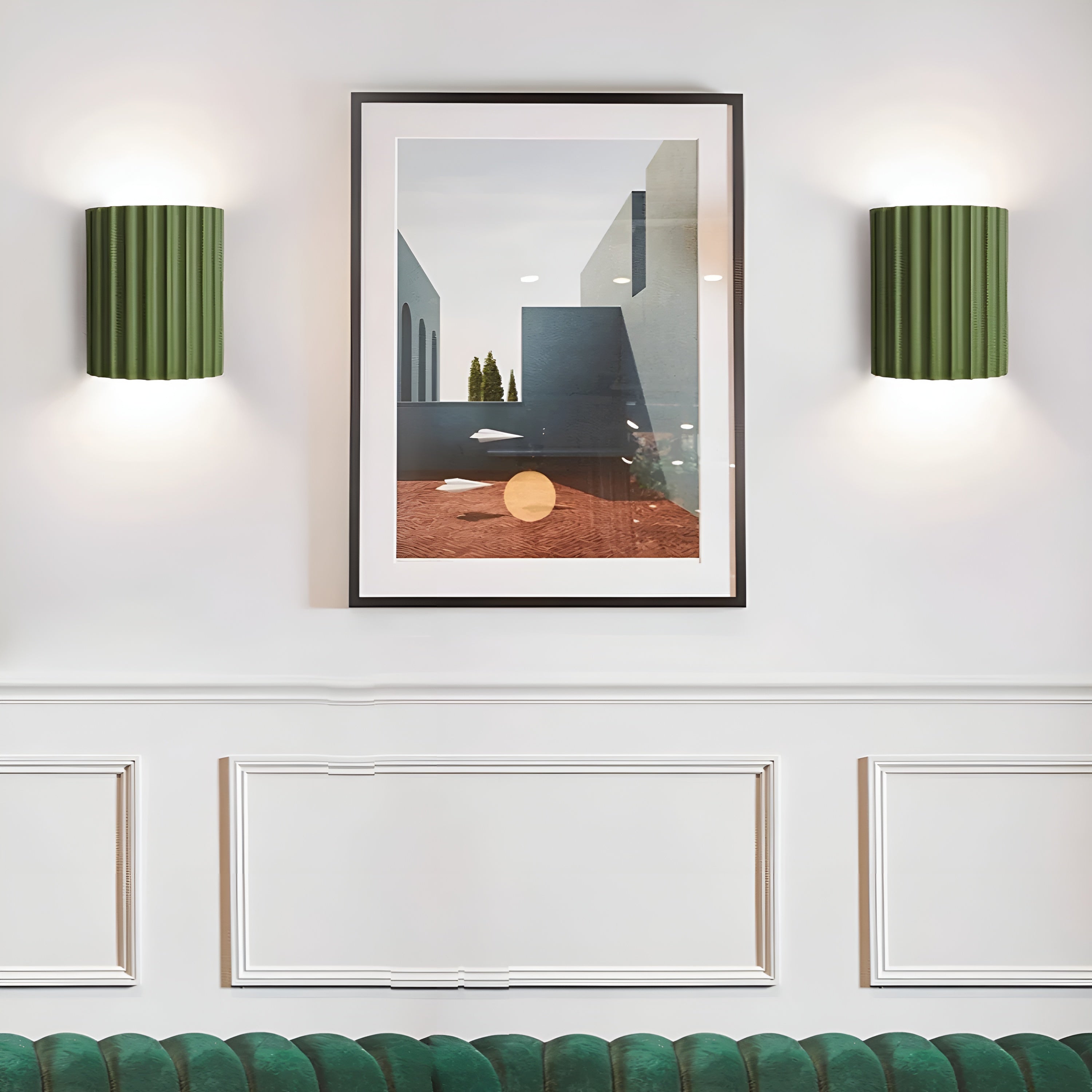 LumaWave – Resin Wall Lamp Modern Wavy Light Fixture with G9 LED