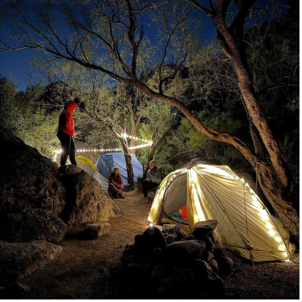 WanderBeam – Rechargeable waterproof LED string light with touch control for outdoor & Indoor use
