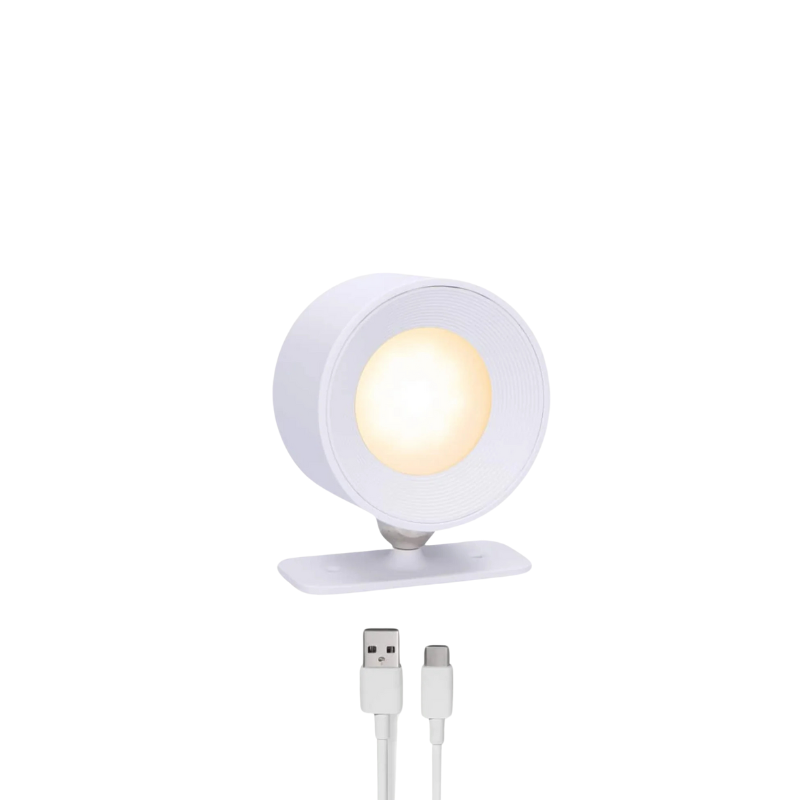 OrbitGlow – Wireless 360° LED wall light for modern living