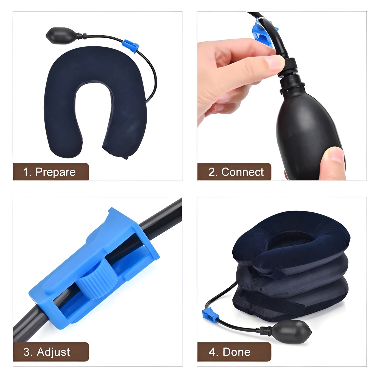 AirCervix – Cervical Neck Stretcher for Comfortable Traction Support
