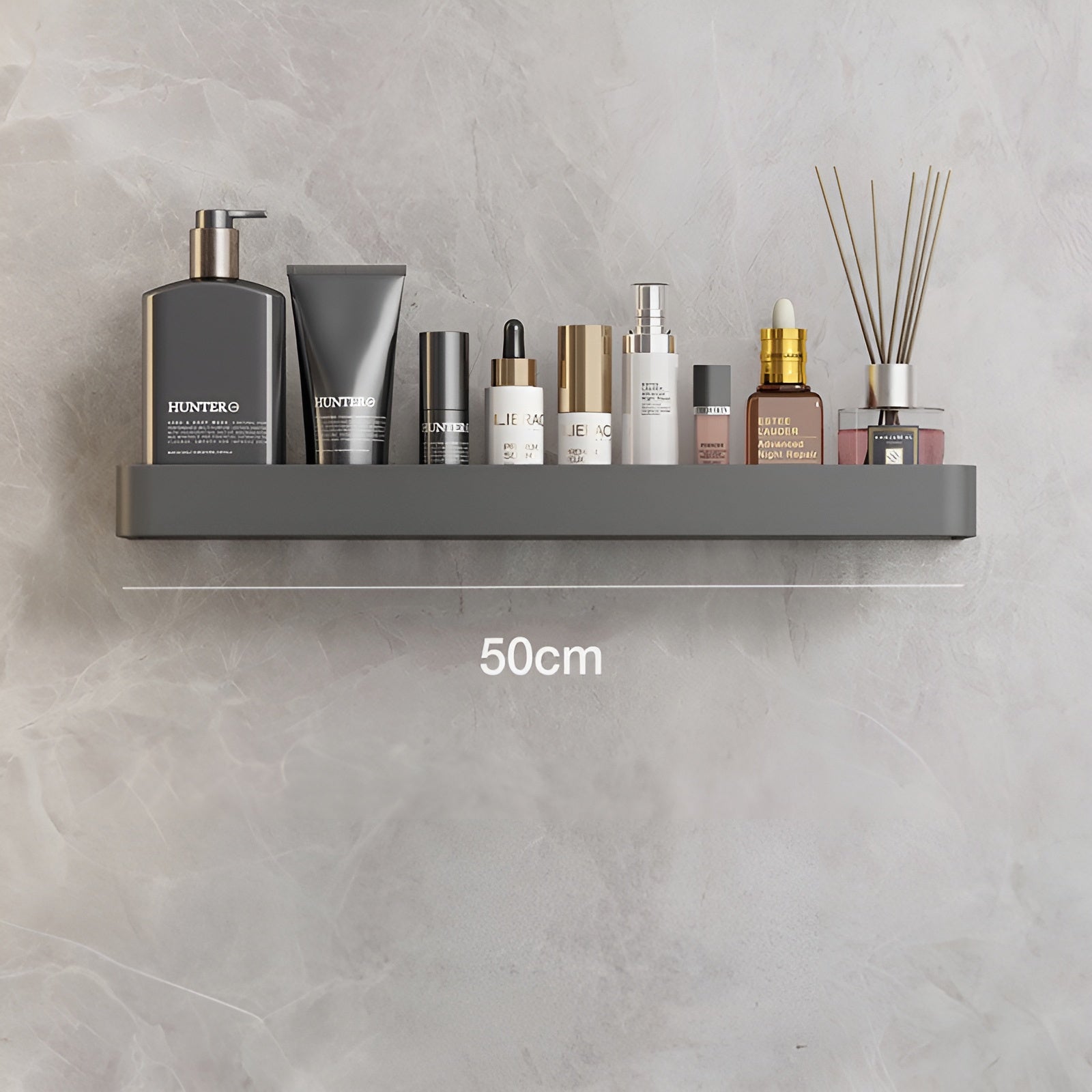 LumiShelf – Elegant Wall Shelf for an Organized Bathroom Interior