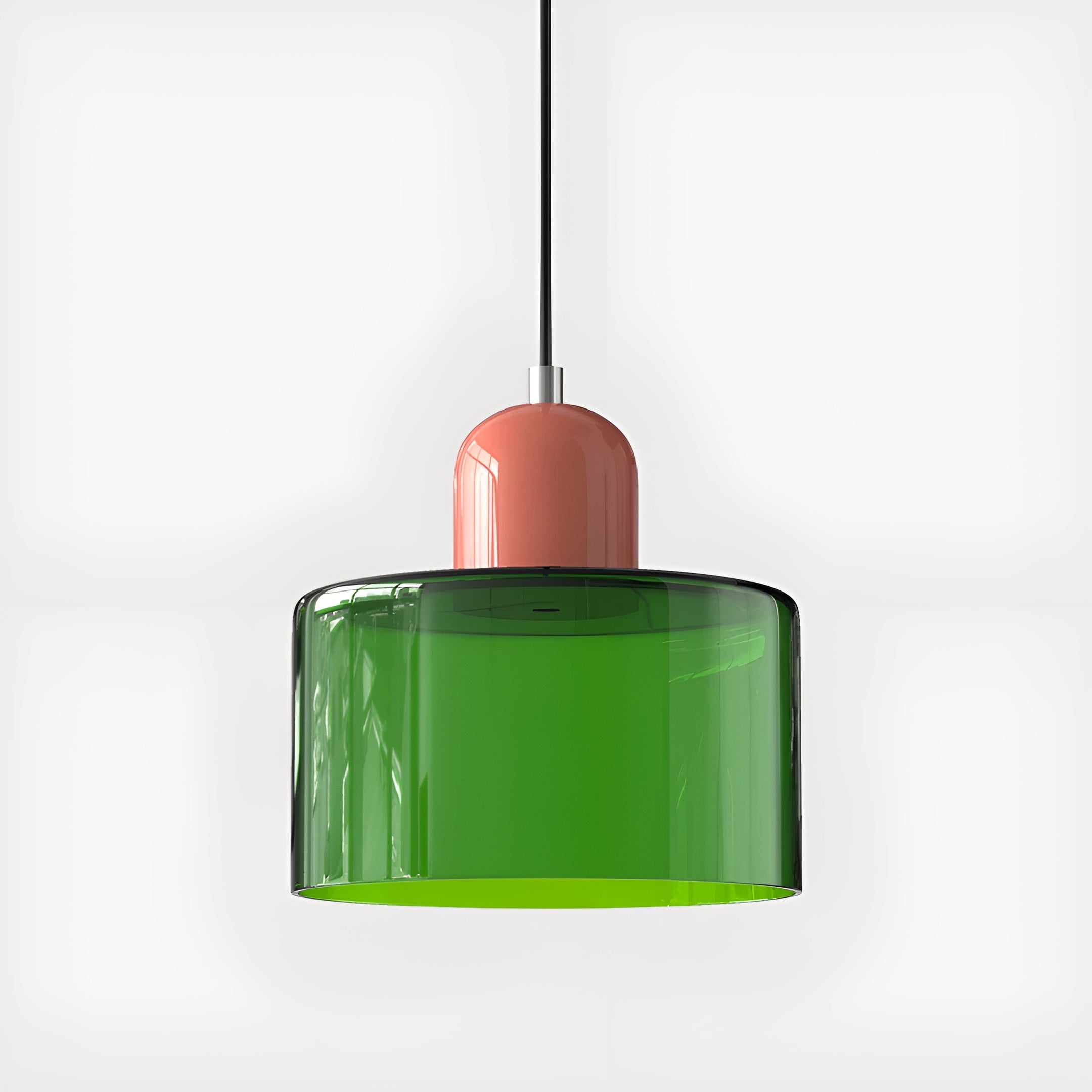 Veluma – Retro Pendant Lamp Colorful Glass Light Fixture for Indoor Use