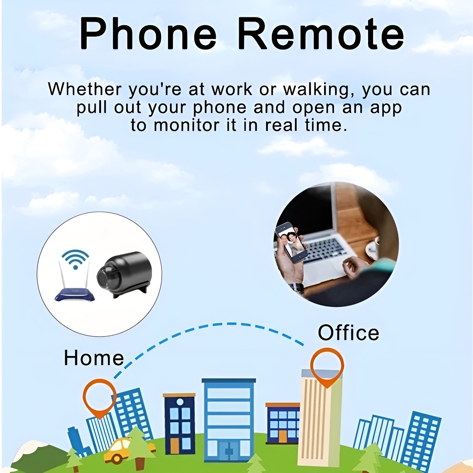 Vigilyn – Mini WiFi Security Camera with Night Vision and Motion Detection