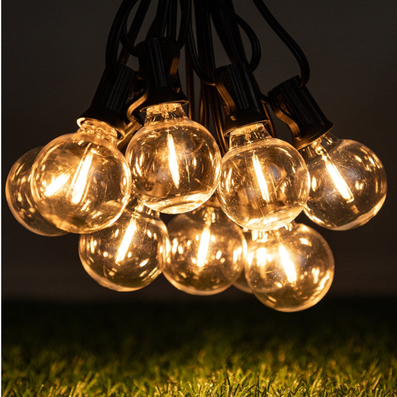 Glowtrail – Waterproof outdoor LED string lights for garden, patio & balcony | Warm white, connectable up to 150m