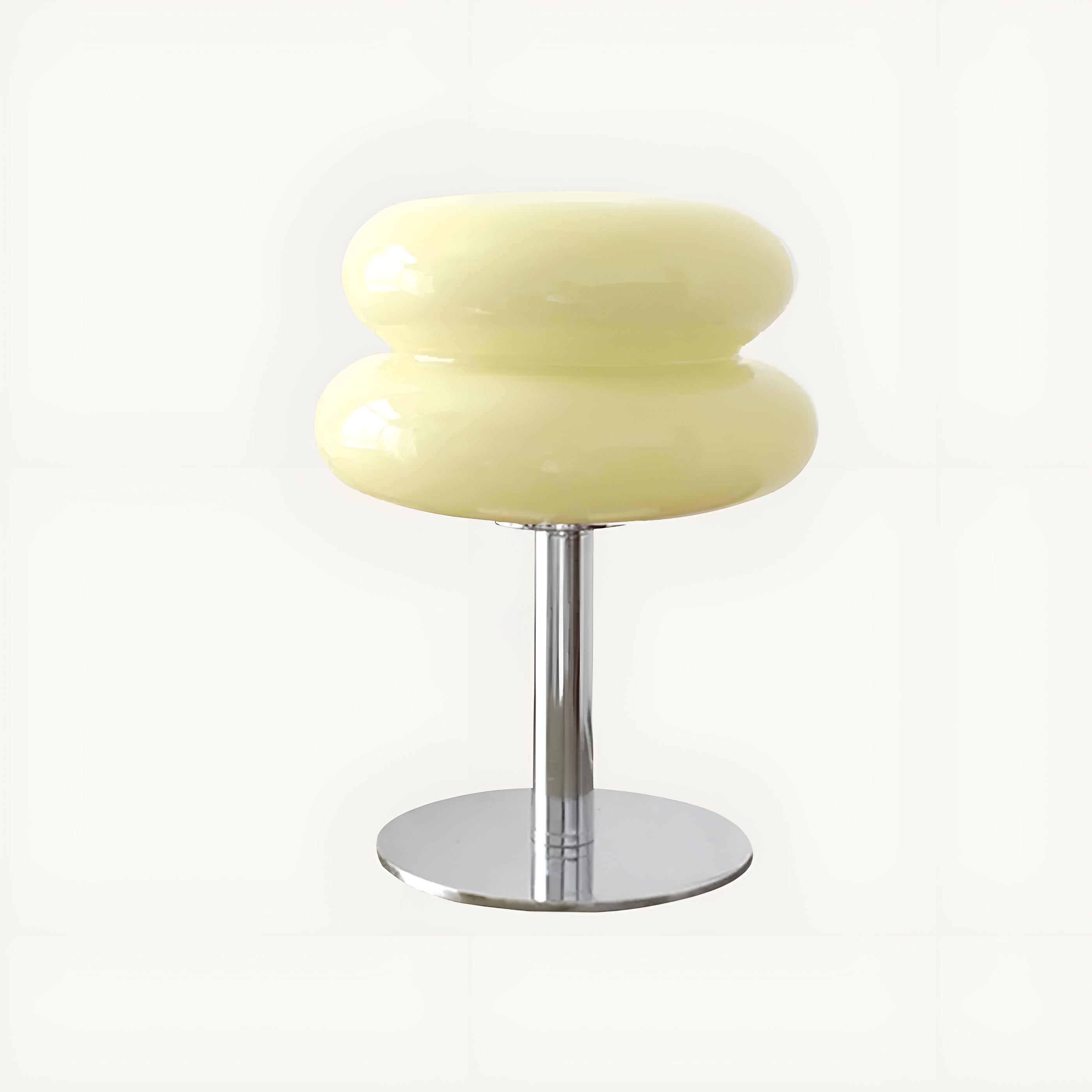 LumiBau – Minimalist Glass Table Lamp with Soft Warm Diffused Light