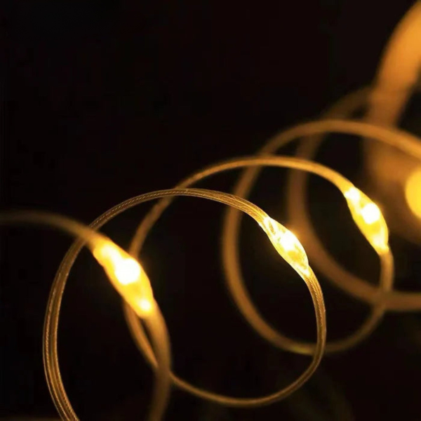 WanderBeam – Rechargeable waterproof LED string light with touch control for outdoor & Indoor use