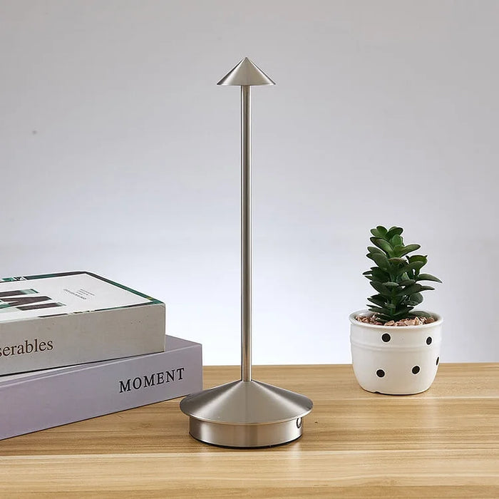 PineGlow – Waterproof rechargeable wireless LED table lamp for indoor & outdoor ambient lighting