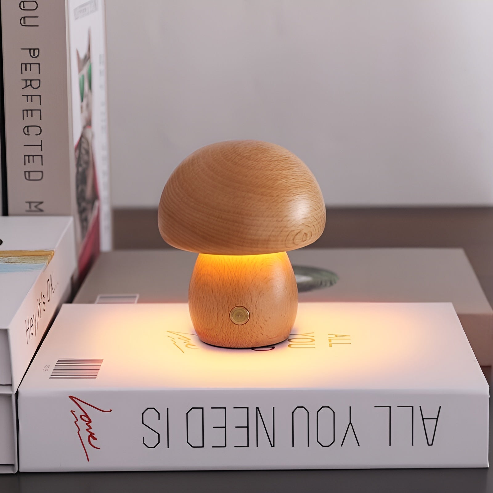 PortoLume – Nature Inspired Wooden Night Lamp with Adjustable LED Light