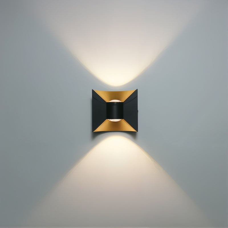 LumaShell – Solar wall light for durable outdoor glow